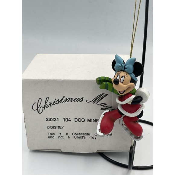 Disney Christmas Magic Ornaments W/Box Mickey Minnie Bambi Thumper Set/4 - Picture 11 of 14